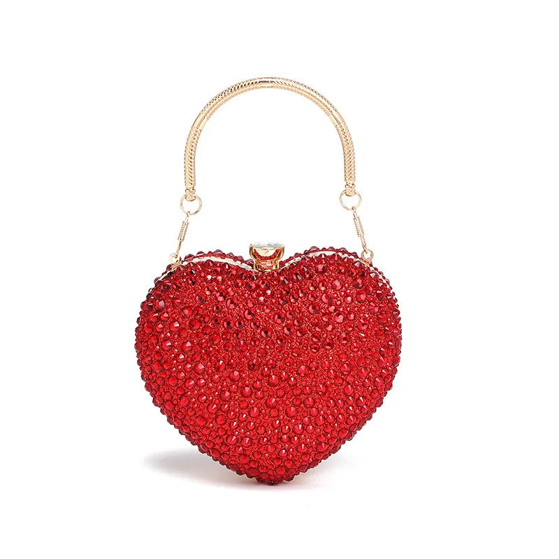 Heart Crystal Clutch