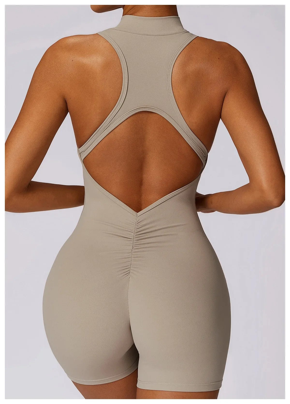 Running Zip Fitness Jumpsuit
