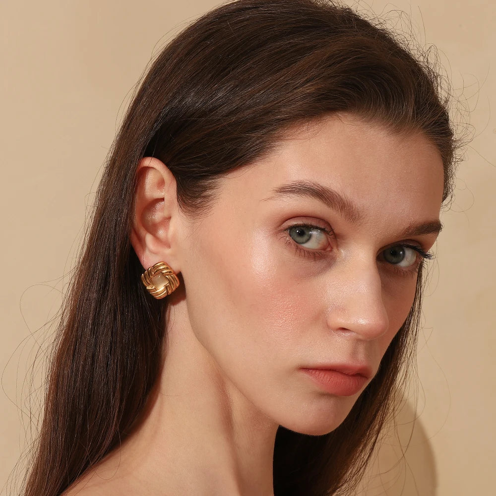 Seren Square Earrings