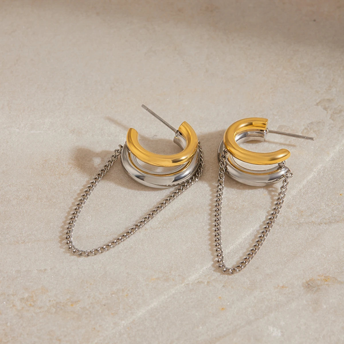 Zeline Tassel Line Earrings