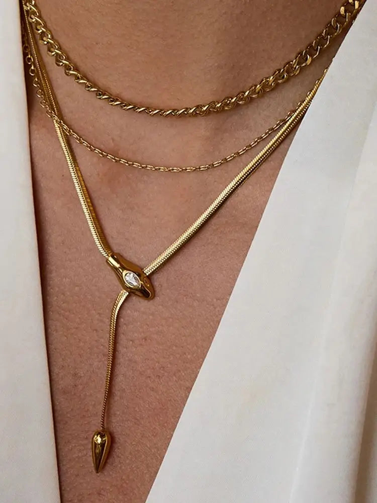 Calia Serpentine Necklace - 3 Necklace Set