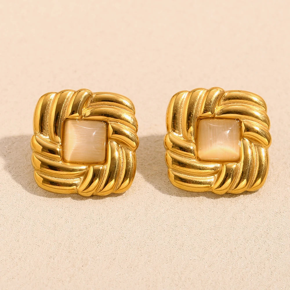 Seren Square Earrings
