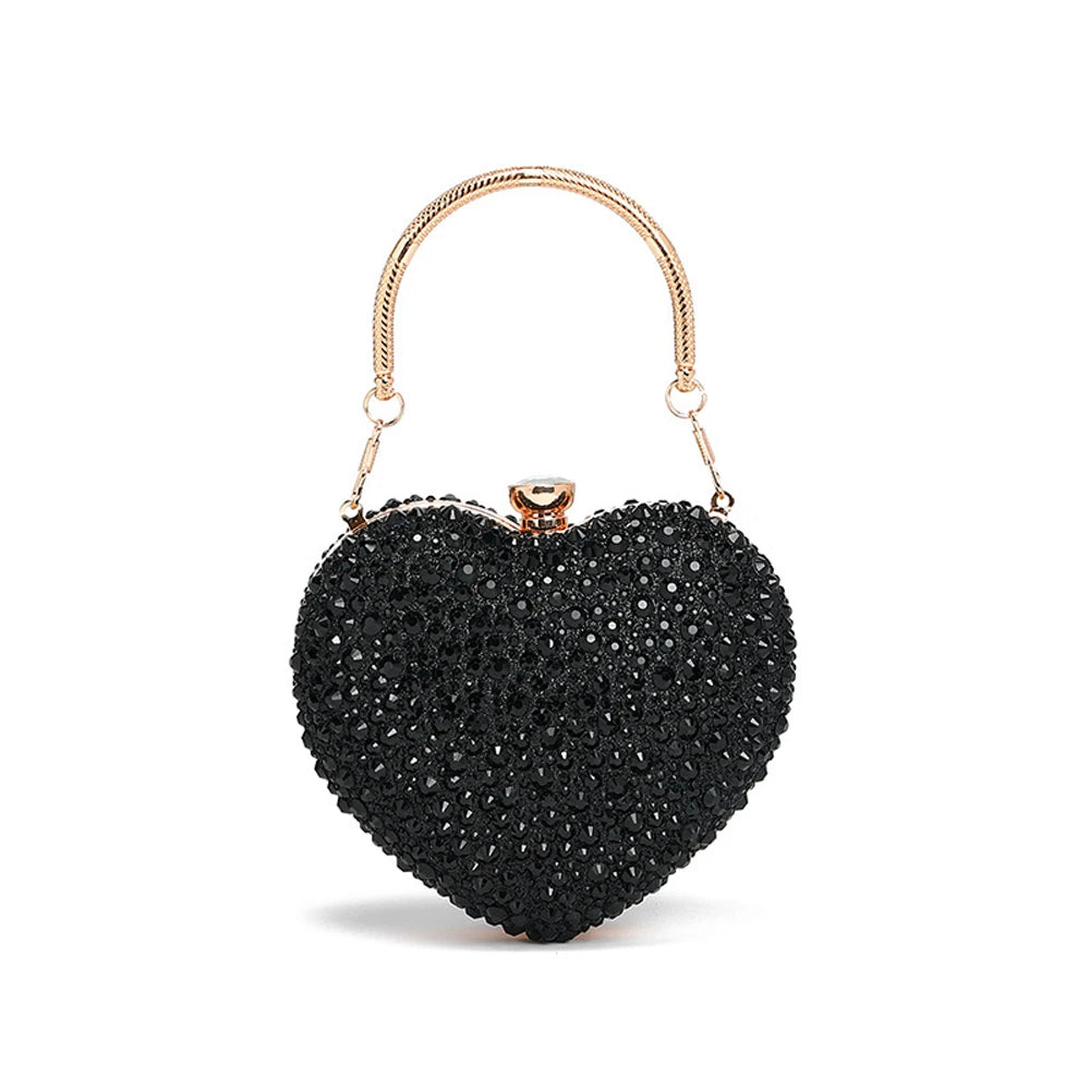 Heart Crystal Clutch