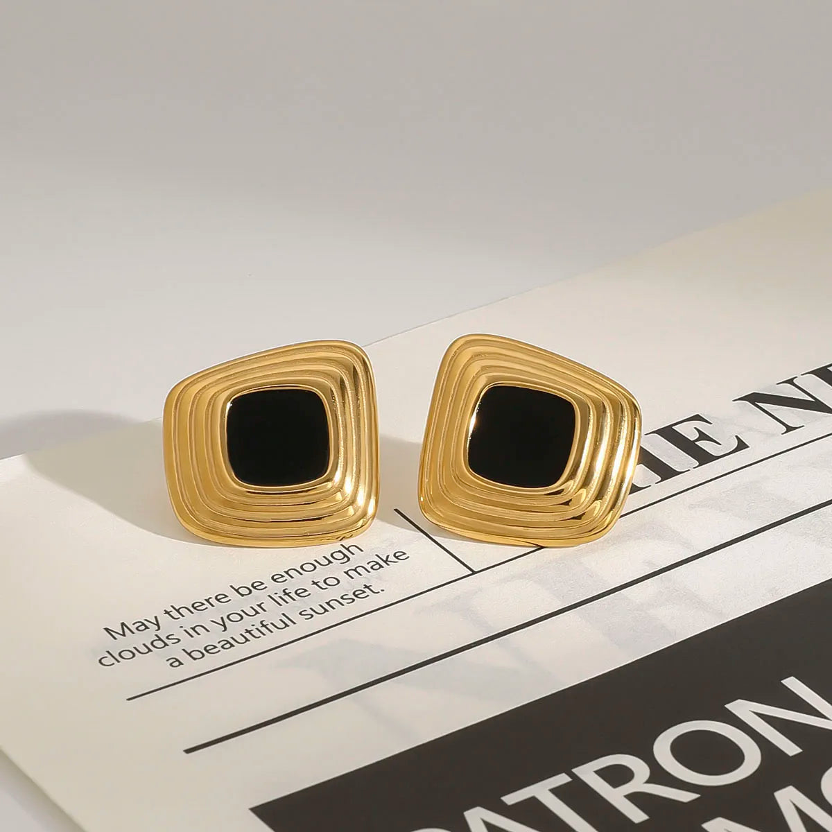 Liora Geometric Stud Earrings