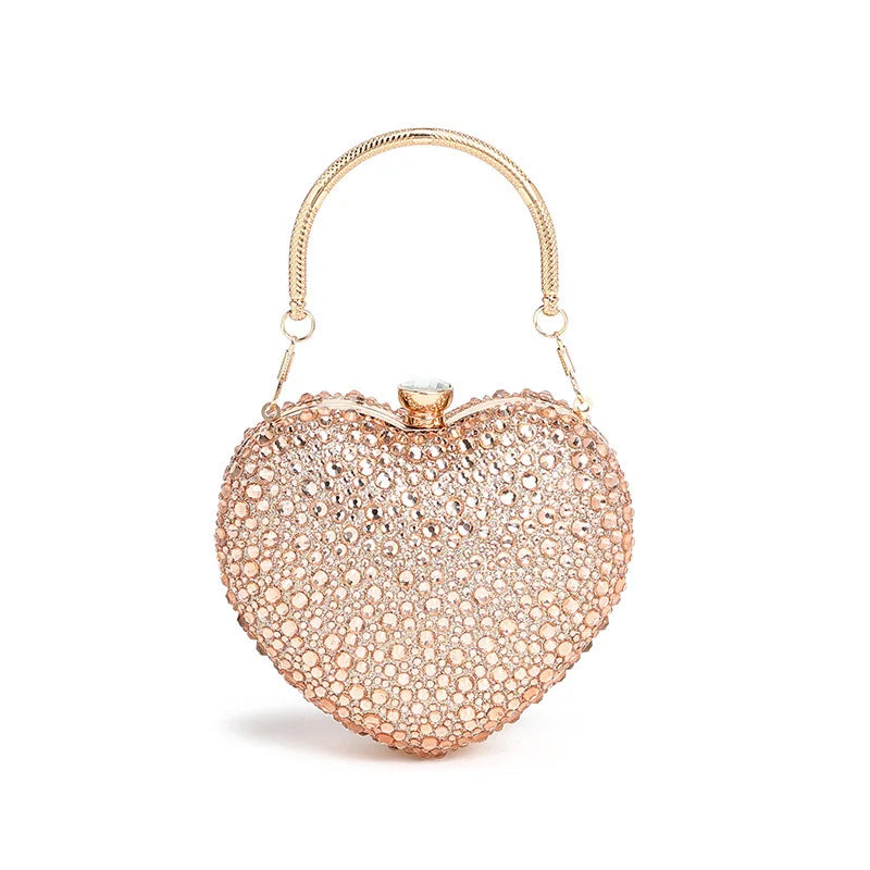 Heart Crystal Clutch