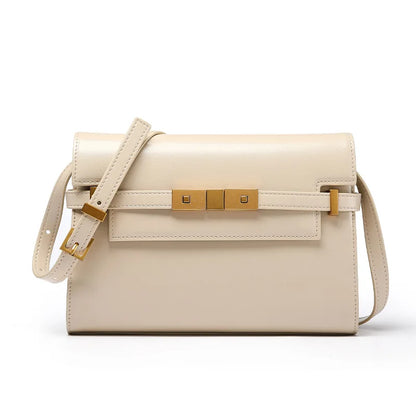 Manhattan Elegance Leather Shoulder Bag