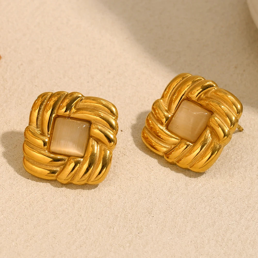 Seren Square Earrings