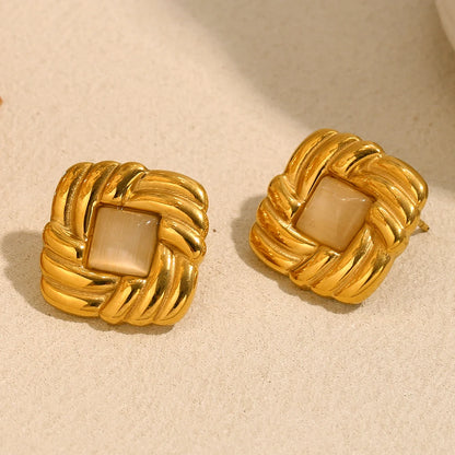 Seren Square Earrings