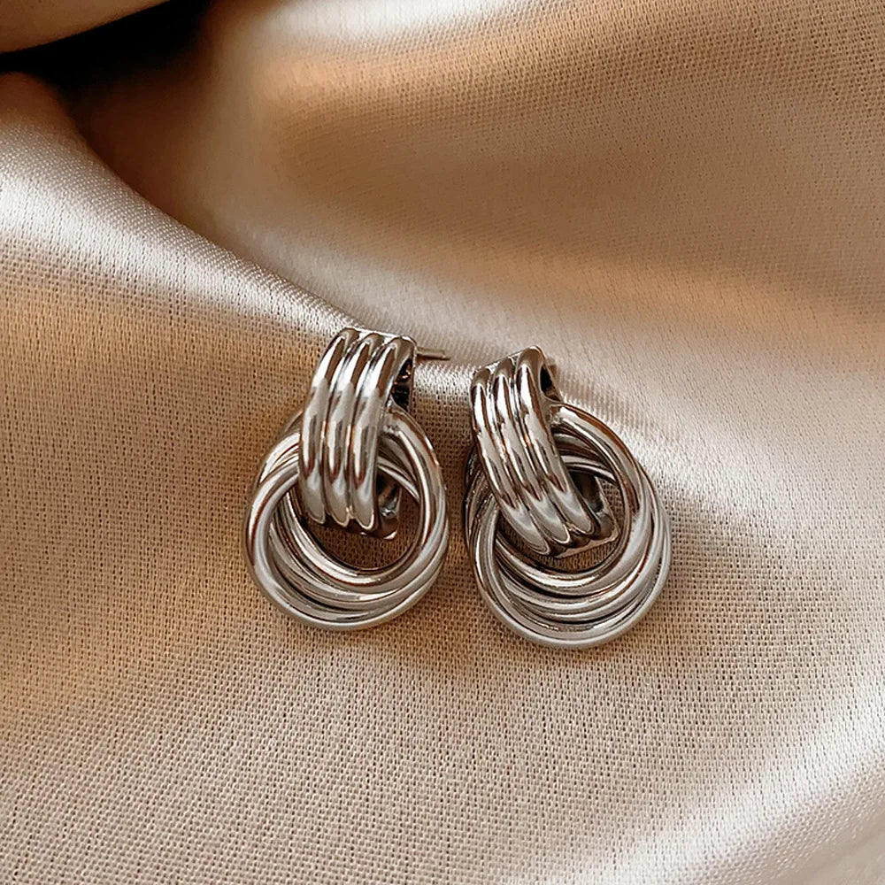 Nara Intersecting Knot Earrings