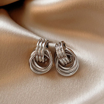 Nara Intersecting Knot Earrings