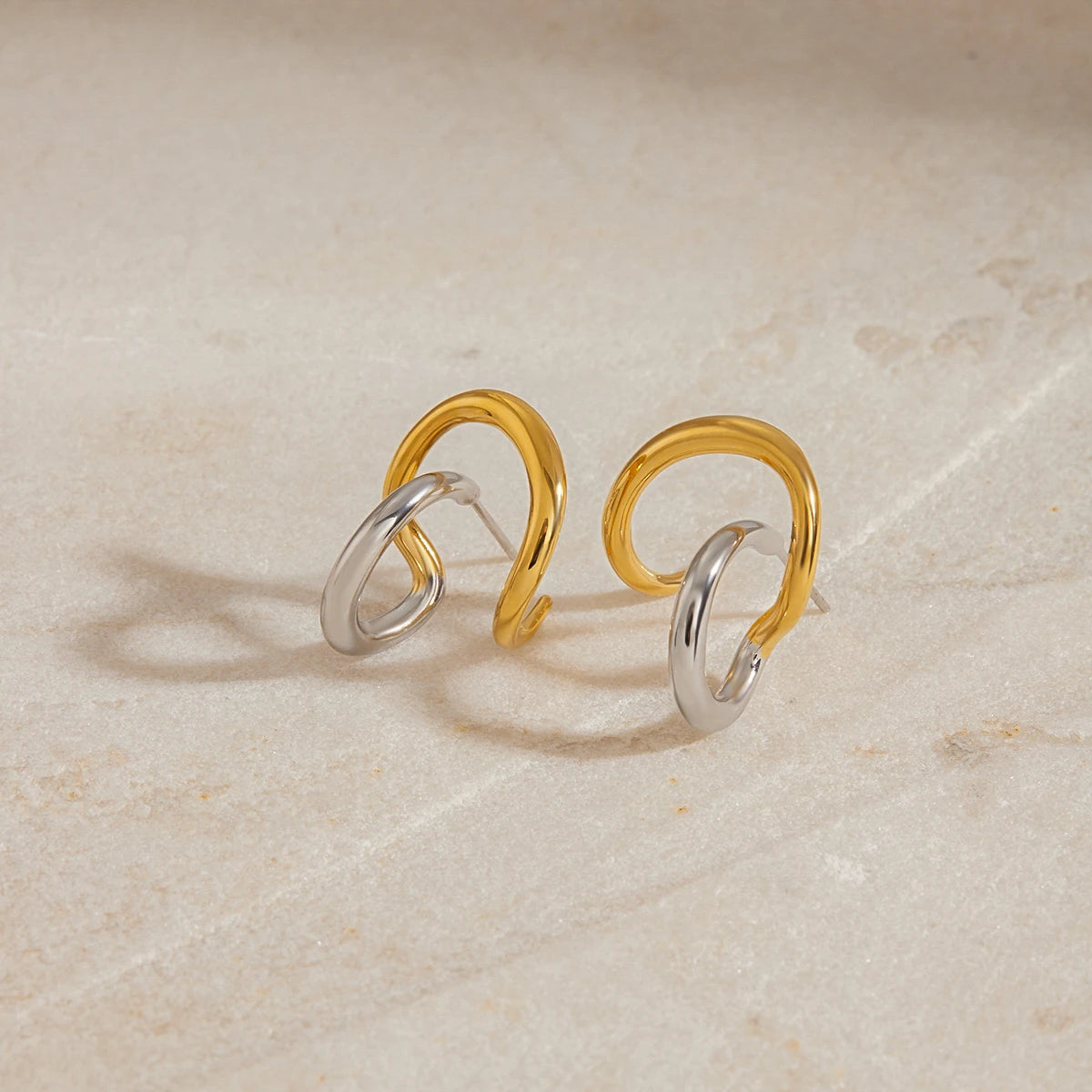 Ivara Irregular Line Earrings