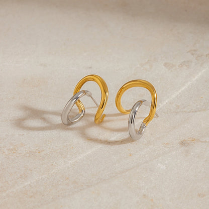 Ivara Irregular Line Earrings