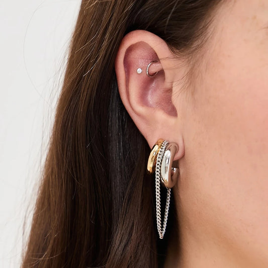 Zeline Tassel Line Earrings