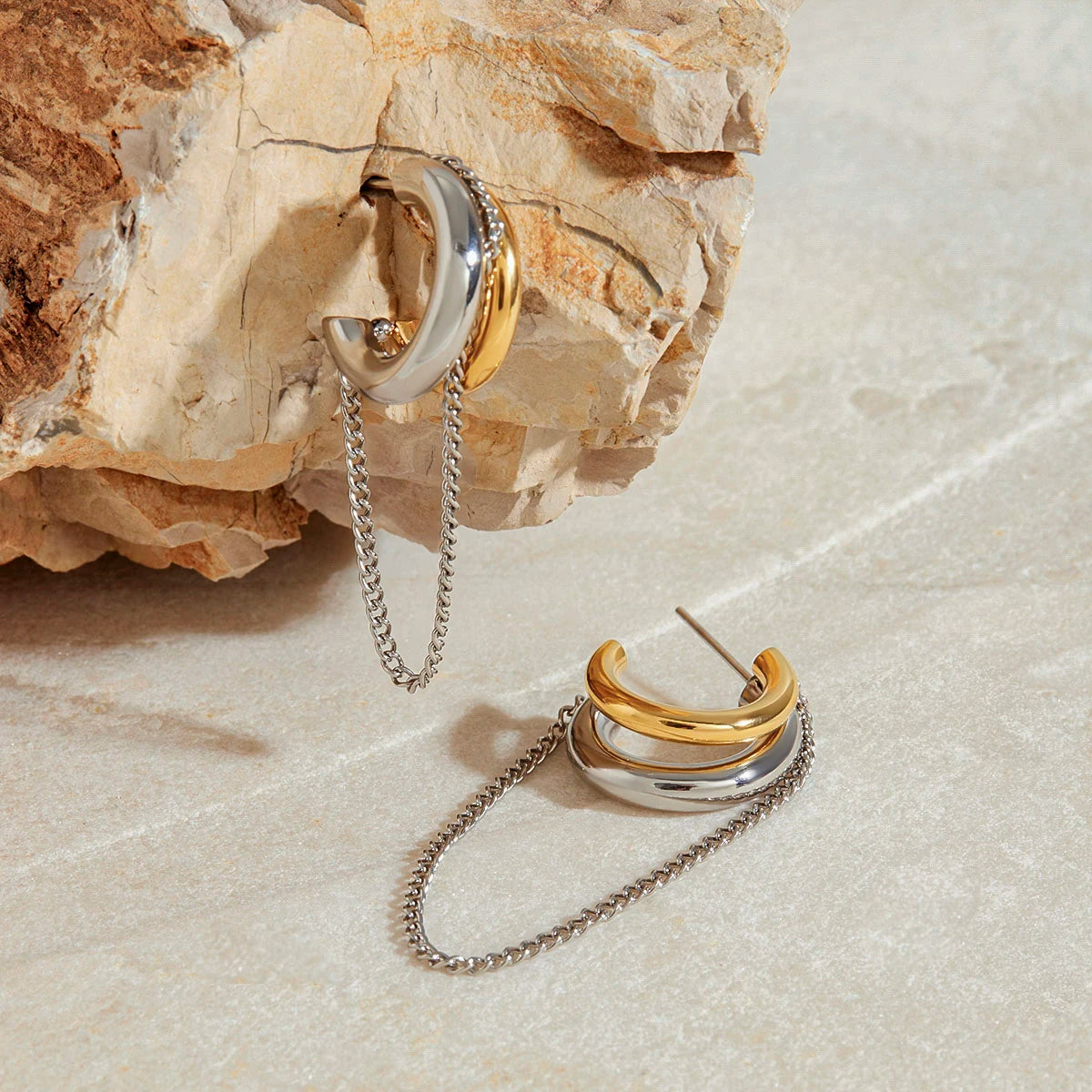 Zeline Tassel Line Earrings