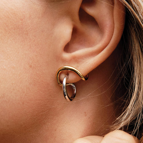 Ivara Irregular Line Earrings