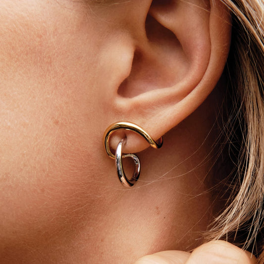 Ivara Irregular Line Earrings
