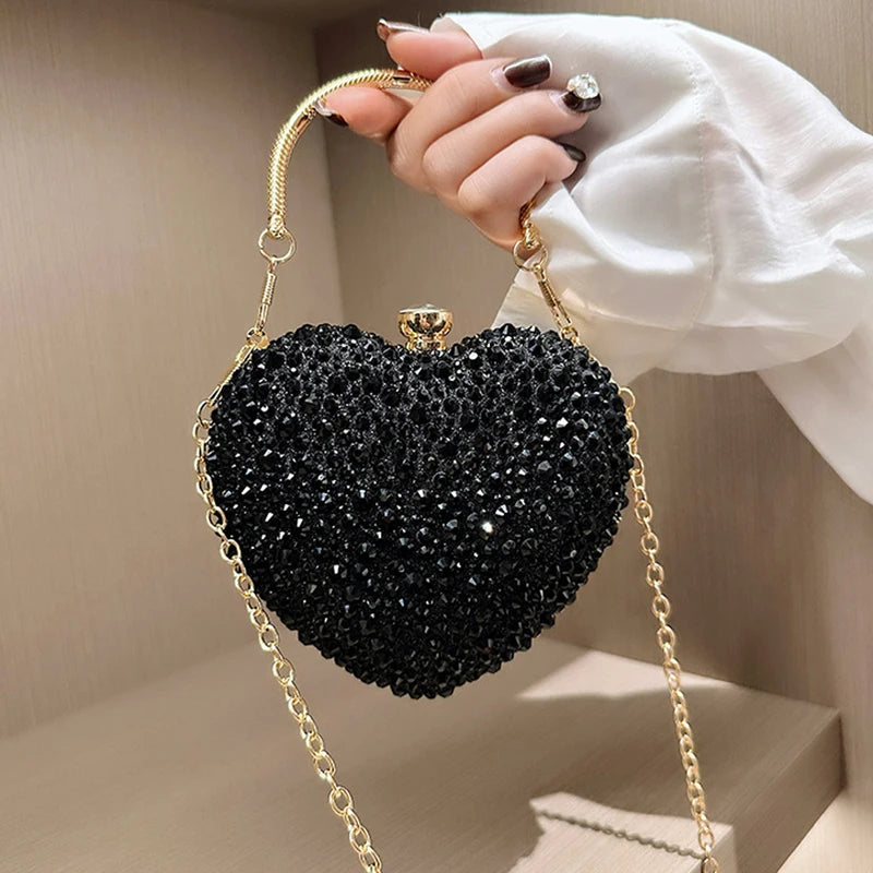 Heart Crystal Clutch