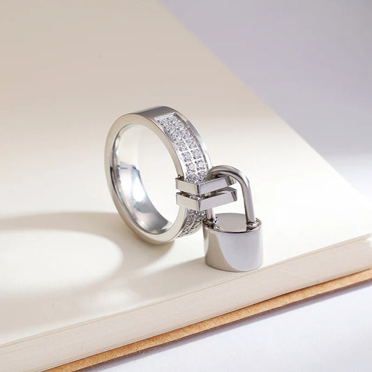 Lyenne Geometric Cocktail Ring