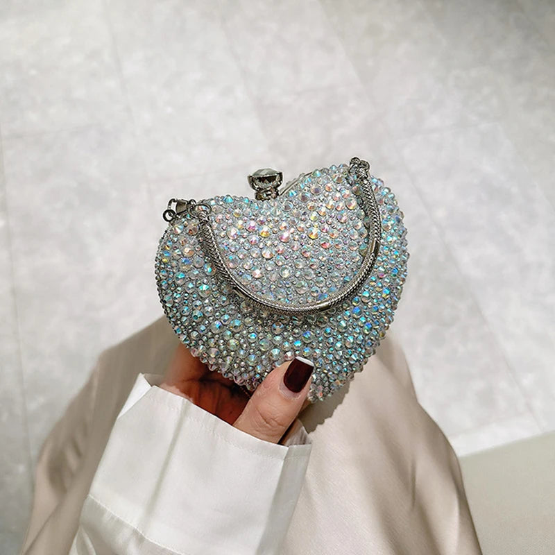 Heart Crystal Clutch