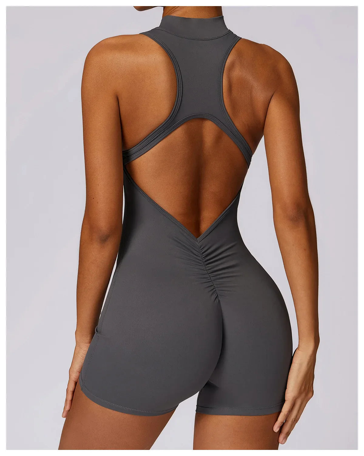 Running Zip Fitness Jumpsuit