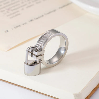 Lyenne Geometric Cocktail Ring