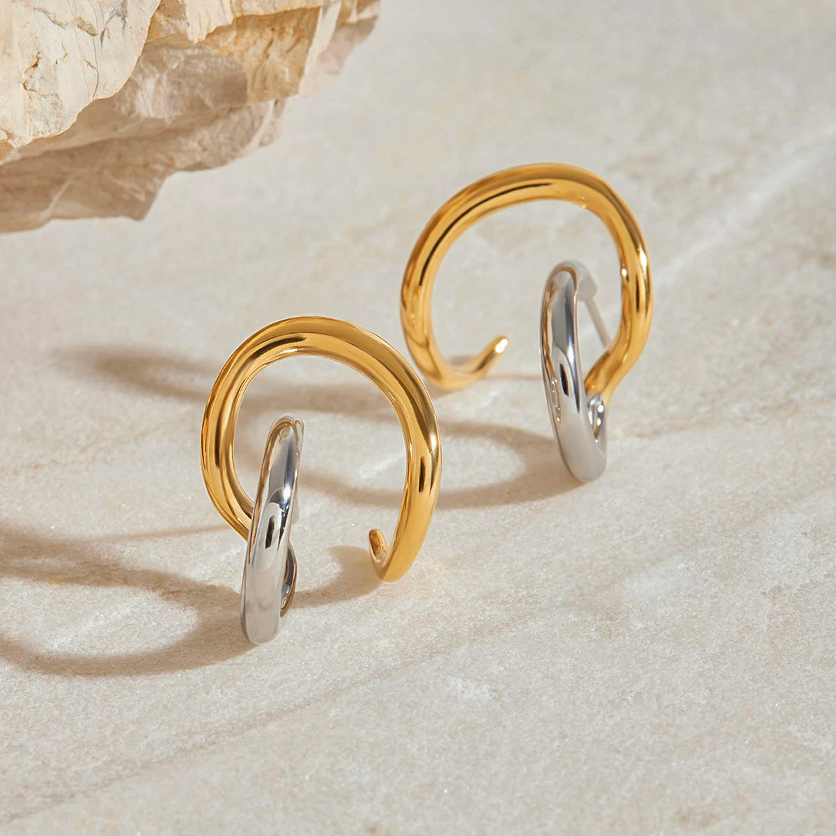 Ivara Irregular Line Earrings