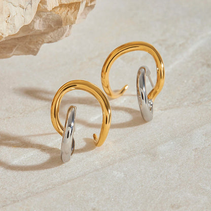 Ivara Irregular Line Earrings