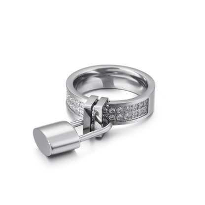 Lyenne Geometric Cocktail Ring