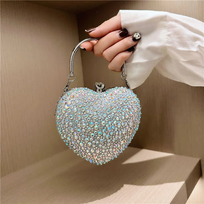 Heart Crystal Clutch