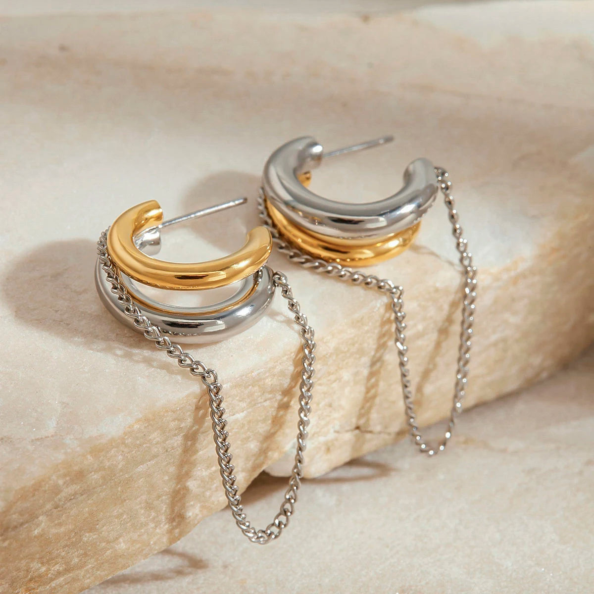 Zeline Tassel Line Earrings