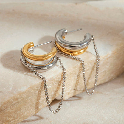 Zeline Tassel Line Earrings
