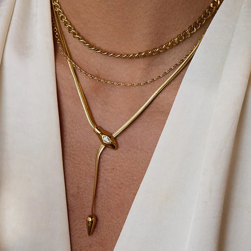 Calia Serpentine Necklace - 3 Necklace Set