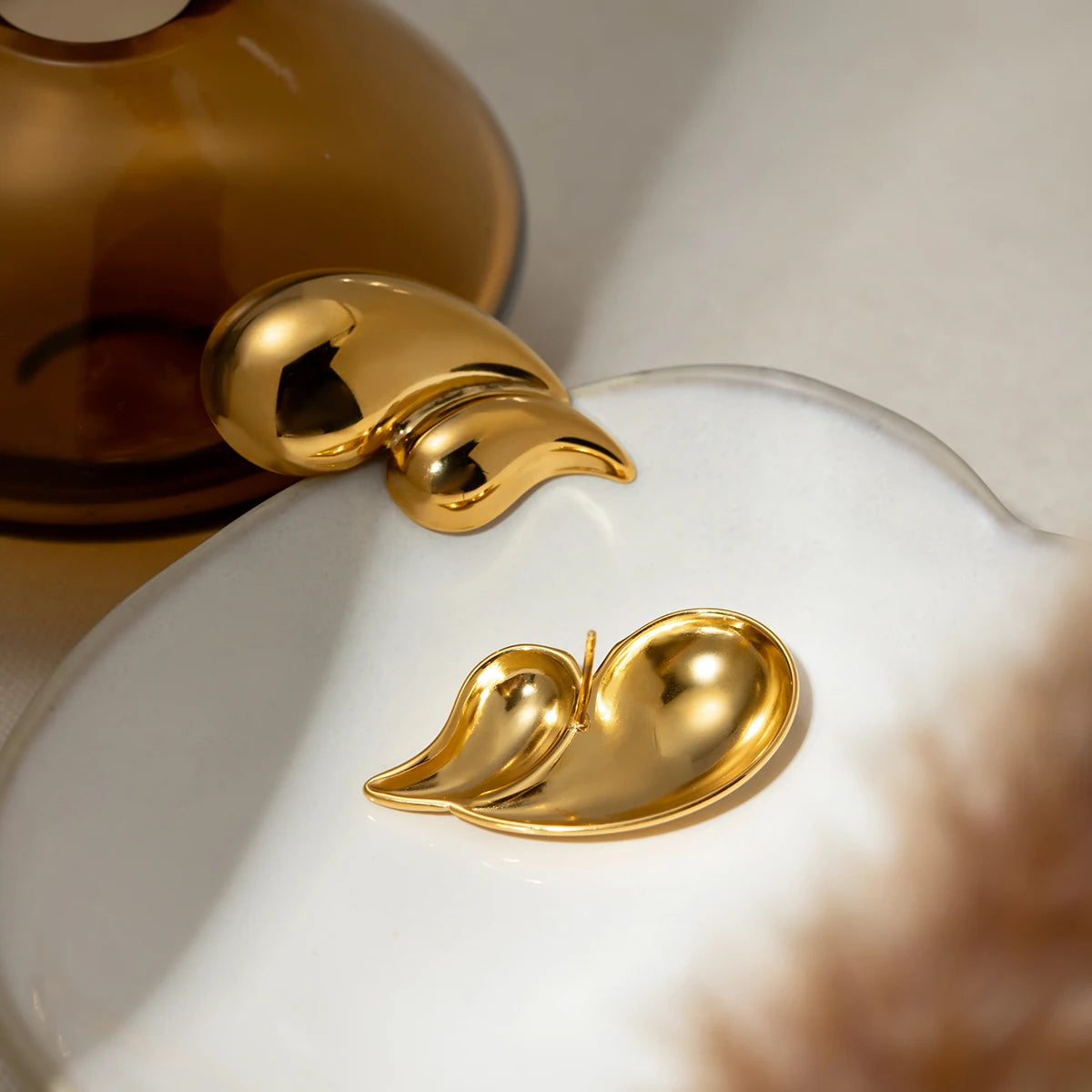 Coralie Geometric Stud Earrings