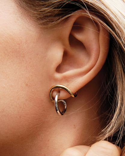 Ivara Irregular Line Earrings