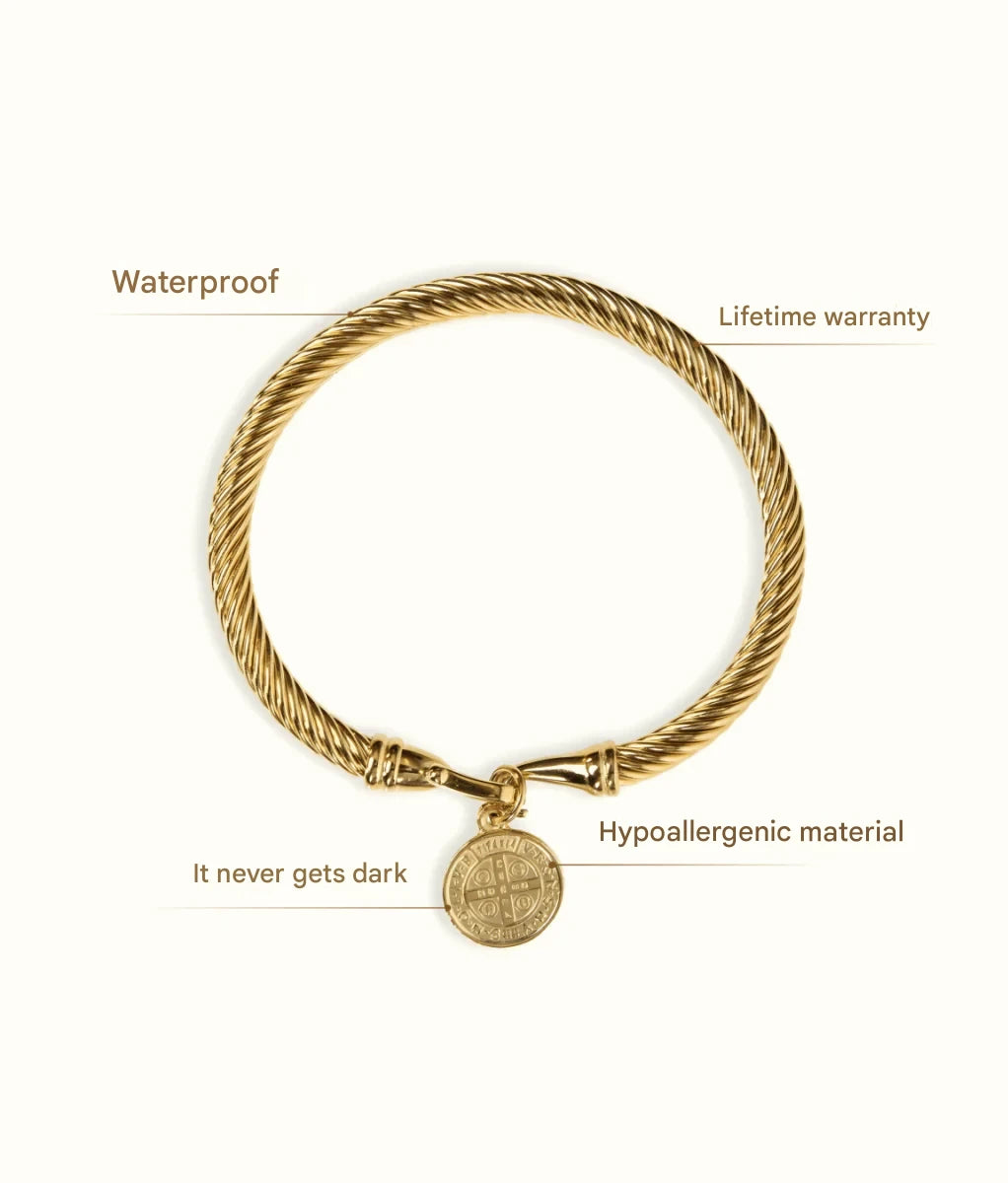 St. Benedict Charm Bracelet - Sacred Protection