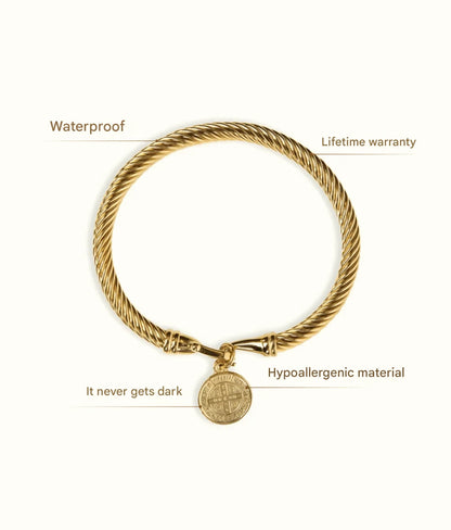 St. Benedict Charm Bracelet - Sacred Protection